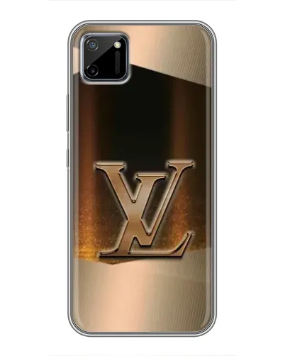 Чехол для Realme C11 с картинкой «LV — золотое сияние»