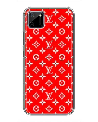 Чехол для Realme C11 с картинкой «Яркий паттерн LV»
