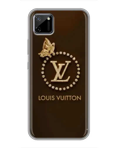 Чехол для Realme C11 с картинкой «LV — золотая печать»