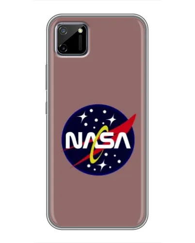 Чехол для Realme C11 с картинкой «NASA — ретро космос»