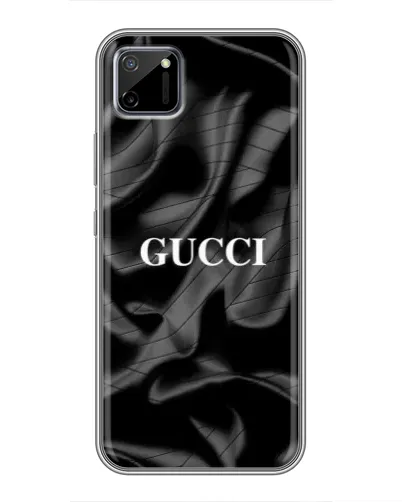 Чехол для Realme C11 с картинкой «Gucci — шелковые волны»
