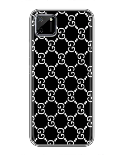 Чехол для Realme C11 с картинкой «Gucci — сетчатый паттерн»