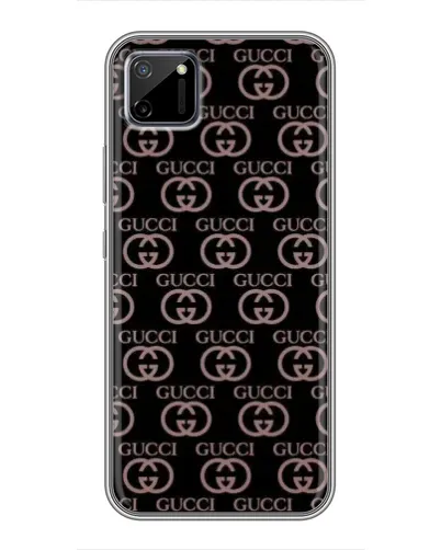 Чехол для Realme C11 с картинкой «Классическая монограмма Gucci»