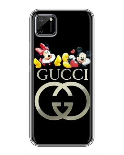 Чехол для Realme C11 с картинкой «Gucci — герои Disney»