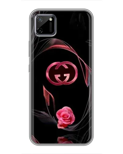 Чехол для Realme C11 с картинкой «Gucci — неоновая роза»