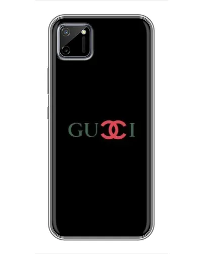Чехол для Realme C11 с картинкой «Gucci — красный градиент»