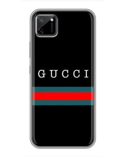 Чехол для Realme C11 с картинкой «Gucci — красный пояс»