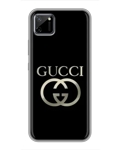 Чехол для Realme C11 с картинкой «Gucci — золото на черном» Чехол для Realme C11 с картинкой «Gucci — золото на черном»