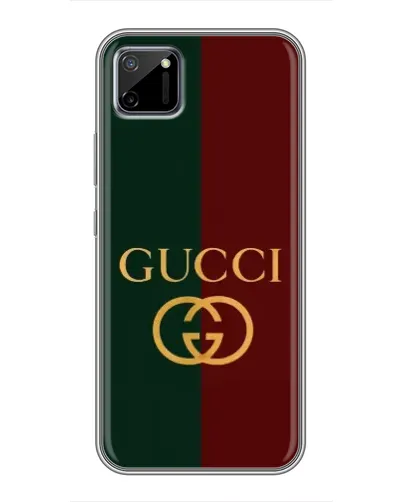 Чехол для Realme C11 с картинкой «Gucci — темно-зеленый градиент» Чехол для Realme C11 с картинкой «Gucci — темно-зеленый градиент»
