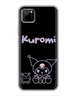 Чехол для Realme C11 с картинкой «Kuromi — черный минимализм» Чехол для Realme C11 с картинкой «Kuromi — черный минимализм»