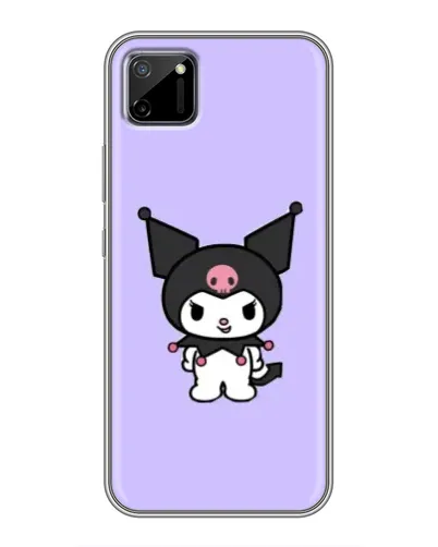 Чехол для Realme C11 с картинкой «Kuromi — нежный фиолетовый»