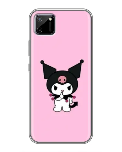 Чехол для Realme C11 с картинкой «Kuromi — розовая нежность»