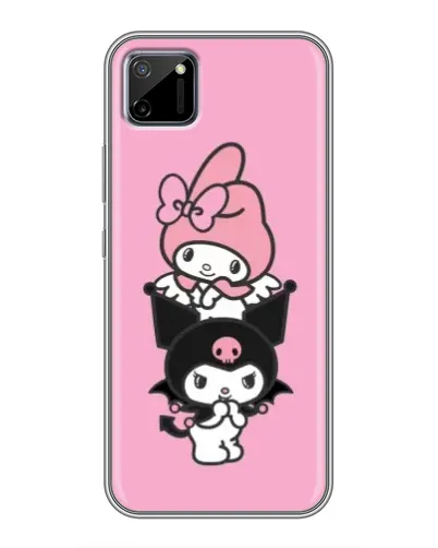 Чехол для Realme C11 с картинкой «My Melody и Kuromi»