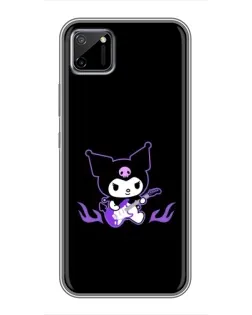 Чехол для Realme C11 с картинкой «Электрическая Kuromi» Чехол для Realme C11 с картинкой «Электрическая Kuromi»