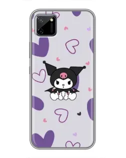 Чехол для Realme C11 с картинкой «Kuromi и лавандовые сердца» Чехол для Realme C11 с картинкой «Kuromi и лавандовые сердца»