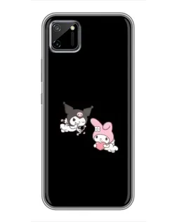 Чехол для Realme C11 с картинкой «My Melody и Kuromi» Чехол для Realme C11 с картинкой «My Melody и Kuromi»