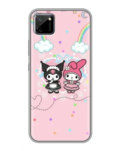 Чехол для Realme C11 с картинкой «My Melody и Kuromi»
