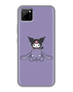 Чехол для Realme C11 с картинкой «Kuromi на лиловом фоне» Чехол для Realme C11 с картинкой «Kuromi на лиловом фоне»