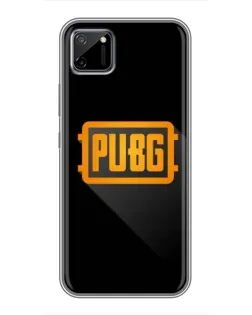 Чехол для Realme C11 с картинкой «PUBG — рамка лого»