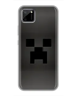 Чехол для Realme C11 с картинкой «Черный крипер градиент»