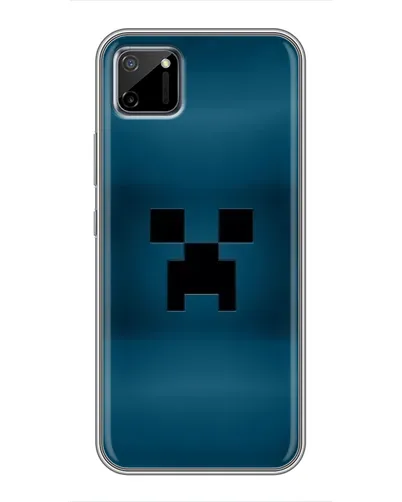 Чехол для Realme C11 с картинкой «Крипер текстура»