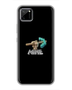 Чехол для Realme C11 с картинкой «Алмазная кирка»