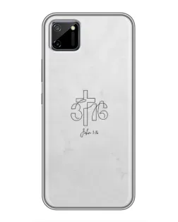 Чехол для Realme C11 с картинкой «Иоанна 3:16 Крест» Чехол для Realme C11 с картинкой «Иоанна 3:16 Крест»