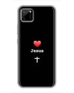 Чехол для Realme C11 с картинкой «Сердце - Jesus» Чехол для Realme C11 с картинкой «Сердце - Jesus»