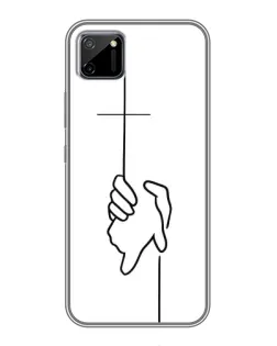 Чехол для Realme C11 с картинкой «Рука держит» Чехол для Realme C11 с картинкой «Рука держит»
