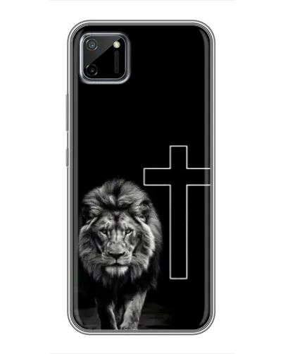 Чехол для Realme C11 с картинкой «Лев и Крест»