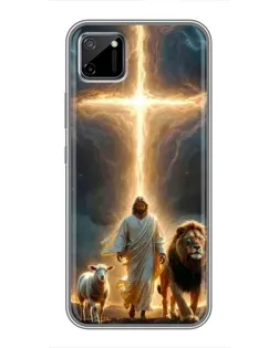Чехол для Realme C11 с картинкой «Лев Иуды и Свет» Чехол для Realme C11 с картинкой «Лев Иуды и Свет»