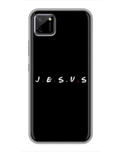 Чехол для Realme C11 с картинкой «Точки веры J.E.S.U.S.»