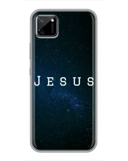 Чехол для Realme C11 с картинкой «Звездное небо Jesus»