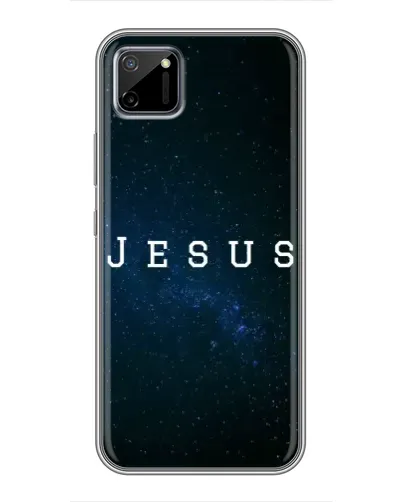 Чехол для Realme C11 с картинкой «Звездное небо Jesus»