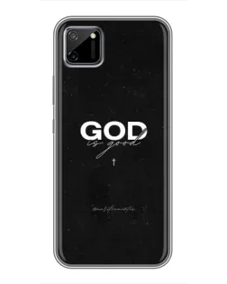 Чехол для Realme C11 с картинкой «GOD — Бог над всем»