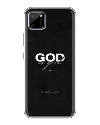 Чехол для Realme C11 с картинкой «GOD — Бог над всем»
