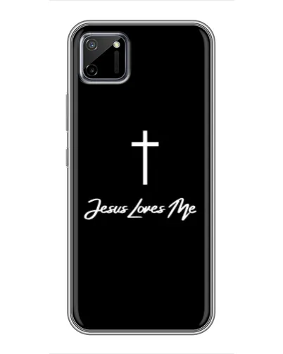 Чехол для Realme C11 с картинкой «Иисус любит тебя»