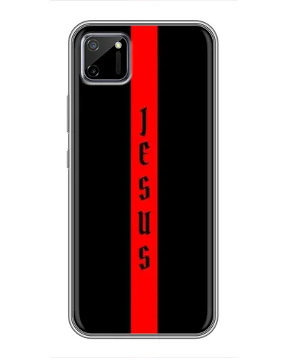 Чехол для Realme C11 с картинкой «Красная линия веры»