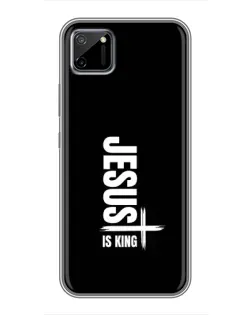 Чехол для Realme C11 с картинкой «Вертикаль веры Jesus»