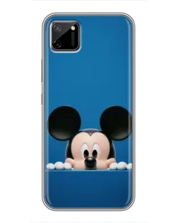 Чехол для Realme C11 с картинкой «Микки выглядывает»