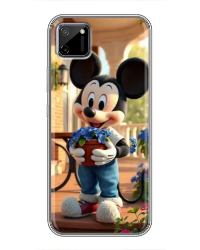 Чехол для Realme C11 с картинкой «Микки садовод»