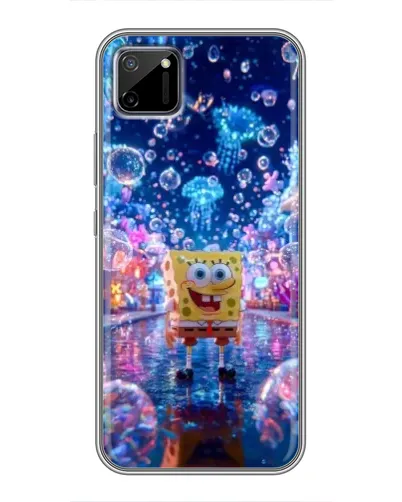 Чехол для Realme C11 с картинкой «Неоновый океан»
