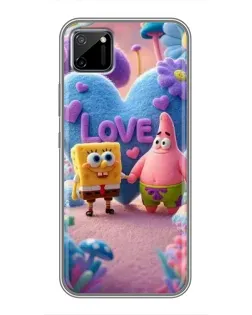 Чехол для Realme C11 с картинкой «Губка Боб Патрик»