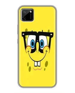 Чехол для Realme C11 с картинкой «Минималистичный Спанч Боб» Чехол для Realme C11 с картинкой «Минималистичный Спанч Боб»