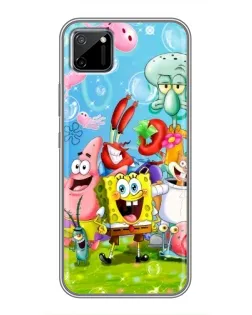 Чехол для Realme C11 с картинкой «Губка Боб и друзья» Чехол для Realme C11 с картинкой «Губка Боб и друзья»