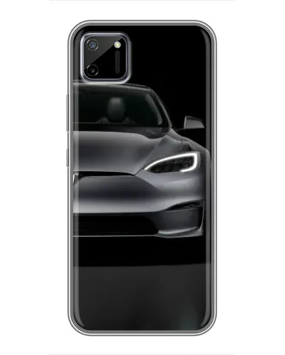 Чехол для Realme C11 с картинкой «Tesla Model S Look»