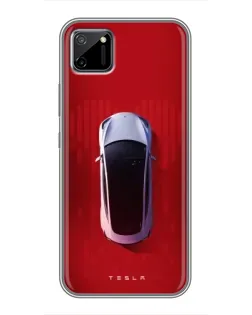 Чехол для Realme C11 с картинкой «Tesla Top View» Чехол для Realme C11 с картинкой «Tesla Top View»