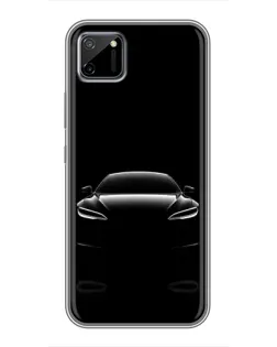 Чехол для Realme C11 с картинкой «Силуэт Tesla Night» Чехол для Realme C11 с картинкой «Силуэт Tesla Night»