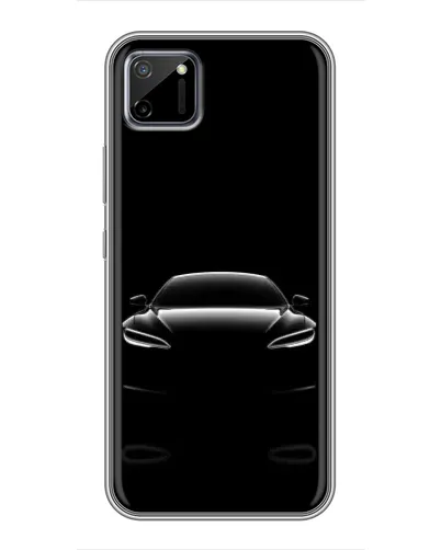 Чехол для Realme C11 с картинкой «Силуэт Tesla Night»