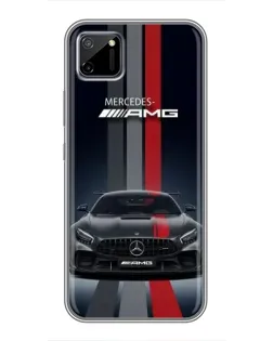 Чехол для Realme C11 с картинкой «Mercedes — белый карбон» Чехол для Realme C11 с картинкой «Mercedes — белый карбон»